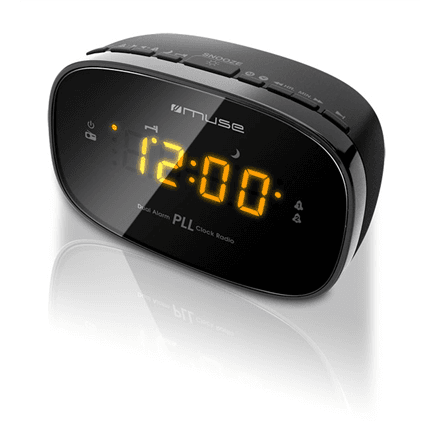 Muse | Clock radio PLL | M-150CR | Alarm function | Black – nuotrauka 1