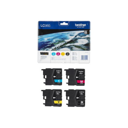 Brother LC985VALBP | Ink cartridge | Magenta, Black, Cyan, Yellow – nuotrauka 1