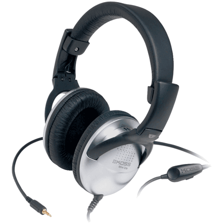 Koss | Headphones | UR29 | Wired | On-Ear | Black/Silver | Noise canceling – nuotrauka 1