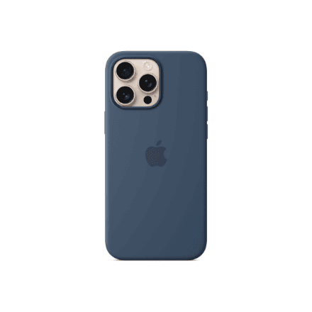 Apple Case with MagSafe | Apple | iPhone 16 Pro Max | Silicone | Denim – nuotrauka 1