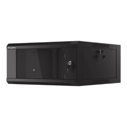 Lanberg Rack cabinet 19" wall-mounted 4U 600 fast assembly (flat pack) – image 1