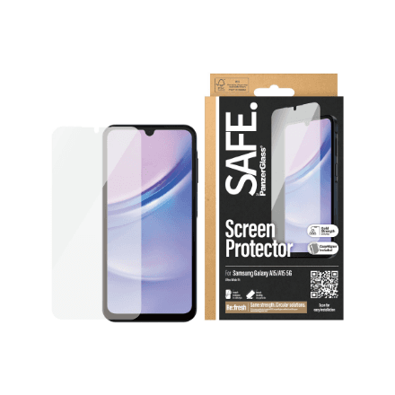 SAFE by PanzerGlass Screen Protector by Samsung Galaxy A15 · A15 5G · Ultra-Wide Fit w EasyAligne – image 1