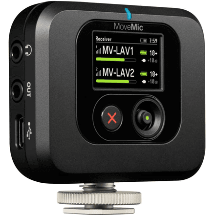 Shure Wireless Receiver For MoveMic | MV-R-Z6 – nuotrauka 1