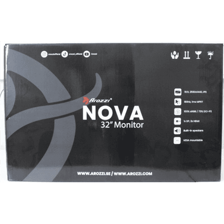 SALE OUT. Arozzi Nova 32" IPS, 180Hz, Computer Monitor - Forest Green · Arozzi · Nova – nuotrauka 1