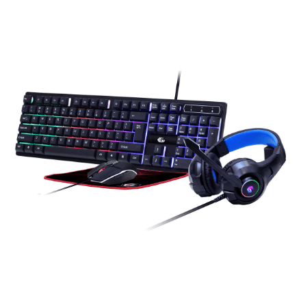 Gembird | 4-in-1 Backlight Gaming Kit "Ghost" | GGS-UMGL4-02 | Gaming Kit | Wired | US – nuotrauka 1