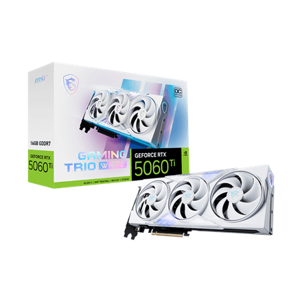 MSI GeForce RTX 5060 Ti 16G GAMING TRIO OC WHITE · NVIDIA · 16 GB – image 1