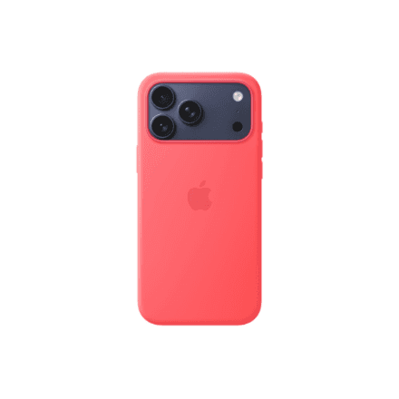 Apple iPhone 17 Pro Max Silicone Case with MagSafe – Bright Guava | Apple – nuotrauka 1
