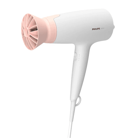 Philips | Hair Dryer | BHD300/00 3000 Series | 1600 W | White/Pink – image 1