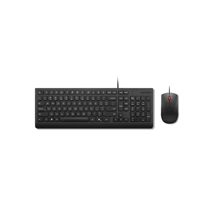 Lenovo Essential Wired Combo Keyboard and Mouse · Keyboard and Mouse Set · Wired – image 1