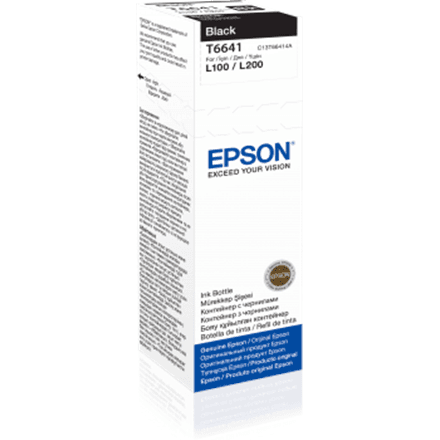 Epson T6641 Ink bottle 70ml | Ink Cartridge | Black – nuotrauka 1