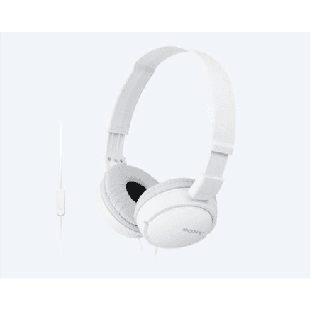 Sony | MDR-ZX110APW.CE7 | Wired | On-Ear | Microphone | White – image 1