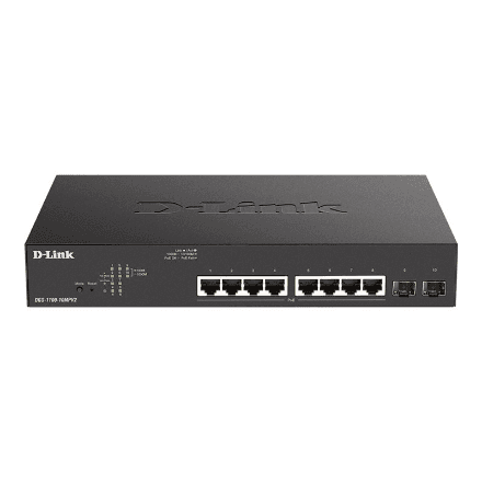 D-Link | 10-Port PoE+ Gigabit Smart Managed Switch | DGS-1100-10MPV2/E | Managed – nuotrauka 1