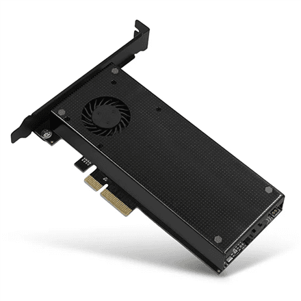 AXAGON PCIe NVMe with SATA M.2 adapter | PCEM2-DC – image 1