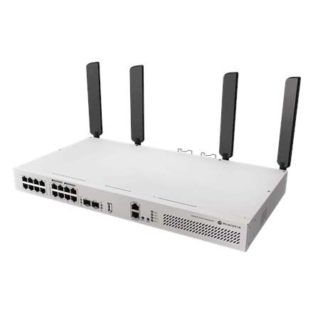 MikroTik Cloud Router Switch with RouterOS L5 Rackmount Case – nuotrauka 1