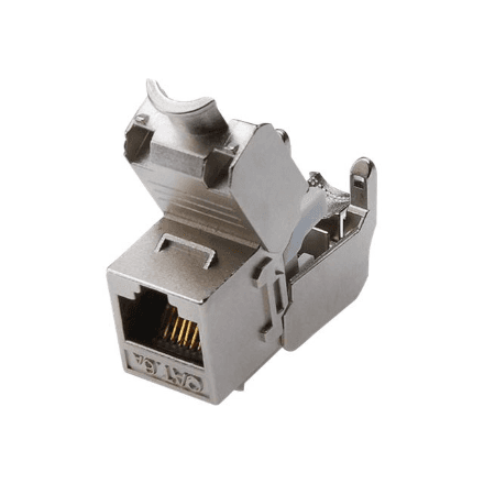 Digitus | CAT 6A Keystone Module, Shielded, Tool-free Mounting Connection | DN-93615 – nuotrauka 1