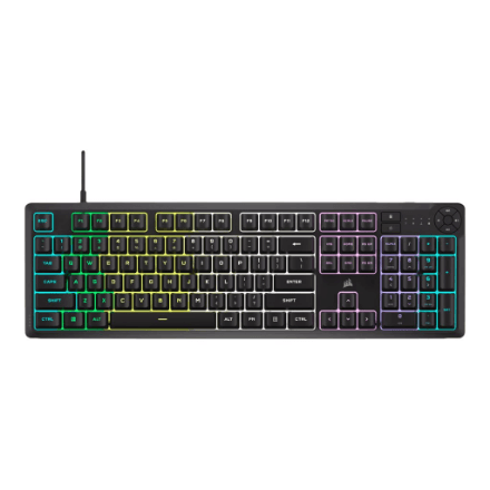 Corsair K55 CORE RGB | Gaming keyboard | Wired | NA | Black – image 1