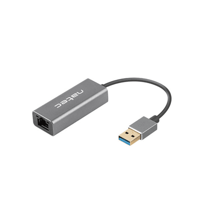 Natec Ethernet Adapter, Cricket USB 3.0, USB 3.0 to RJ45, Black · Natec · Ethernet Adapter Network Card – nuotrauka 1