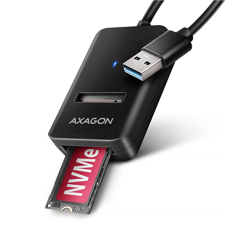 AXAGON USB-A 10Gbps - M.2 NVMe and SATA SSD Adapter | ADM2-AM – image 1