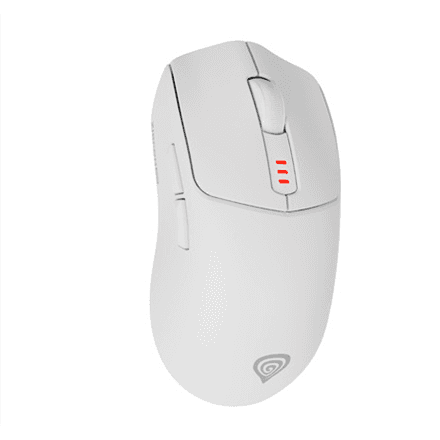 Genesis Zircon 500 G2 | Gaming Mouse | Wireless/Wired | 2.4 GHz, Bluetooth, USB | White – nuotrauka 1