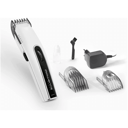 Rowenta | Hair Clipper | TN1400F0 | Cordless | Number of length steps 19 | White/Black – image 1