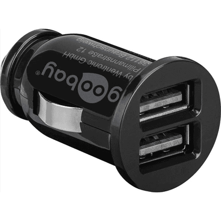 Goobay | Dual USB car charger | 58912 | USB Mini Car Charger – image 1
