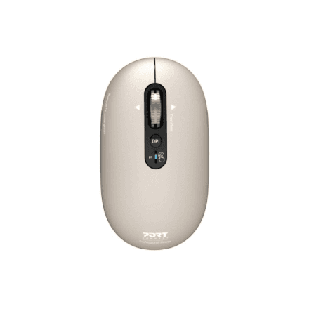 PORT CONNECT Mouse | PURE MAC | Wireless | Bluetooth | Beige Perle – image 1