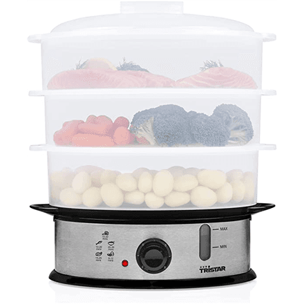 Tristar | Food Steamer | VS-3914 | Silver | 1200 W | Capacity 11 L | Number of baskets 3 – image 1