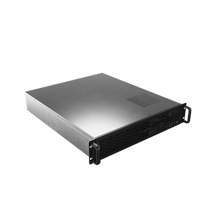 Lanberg Rackmount Server Chassis ATX 520/12 19"/2U | SC01-5202-12B | Black – image 1