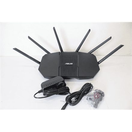SALE OUT. Asus RT-BE90U Tri-band WiFi 7 Router, EU+UK · Asus BE9400 Tri-band WiFi 7 AiMesh Extendable Router · RT-BE90U – nuotrauka 1