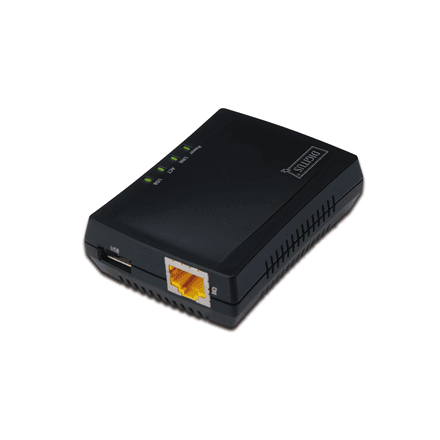 Digitus | Multifunction USB Network Server | DN-13020 | Black – image 1
