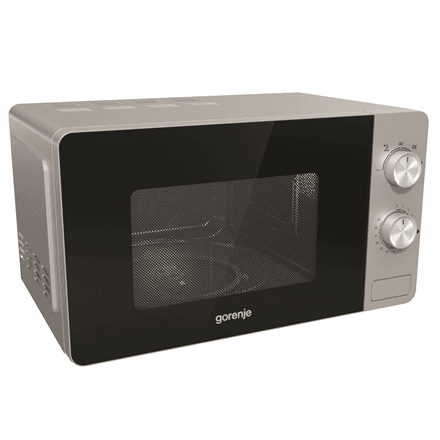 Gorenje | Microwave oven | MO17E1S | Free standing | 17 L | 700 W | Silver – nuotrauka 1