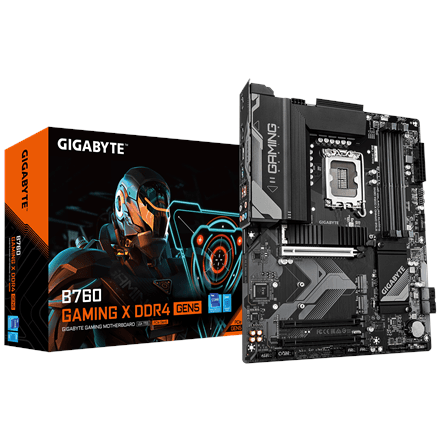 Gigabyte B760 GAMING X DDR4 GEN5 · Processor family Intel · Processor socket LGA1700 – nuotrauka 1
