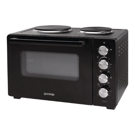 Gorenje | Mini Oven | OM30GBX | 30 L | Number of burners/cooking zones 2 | 1600 W | Black – nuotrauka 1