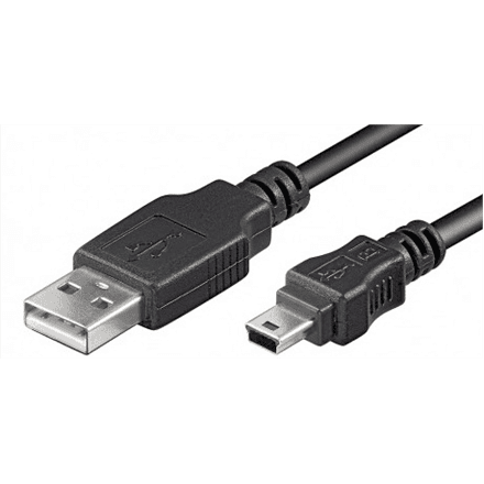 Logilink | USB MINI-B 5-pin 180 Cert 1.8m | USB-A to mini-USB Mini-USB B | USB A – nuotrauka 1
