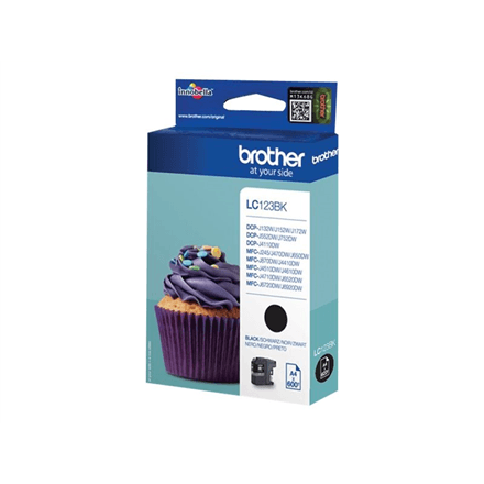 Brother LC123BK | Ink Cartridge | Black – nuotrauka 1