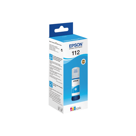 Epson 112 EcoTank Pigment | C13T06C24A | Ink Bottle | Cyan – nuotrauka 1