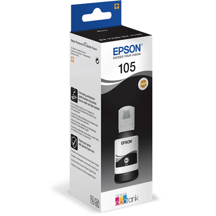 Epson Ecotank | 105 | Ink Bottle | Black – nuotrauka 1