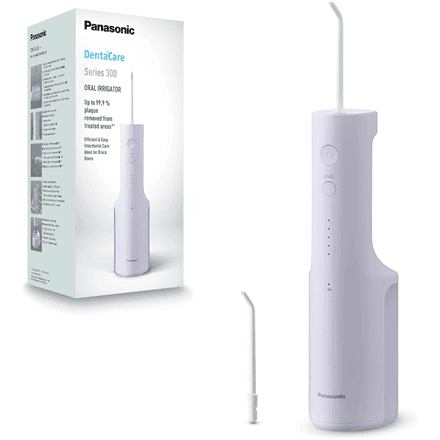Panasonic Oral Irrigator | EW-DJ26-V303 | Cordless | 200 ml | Number of heads 2 | White – image 1