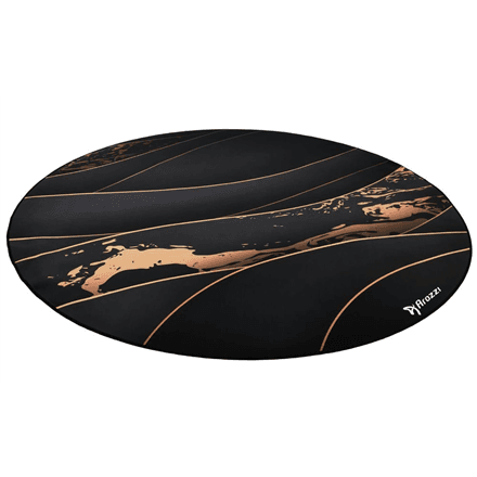Arozzi Zona Round Floor Pad | Black/Gold – image 1