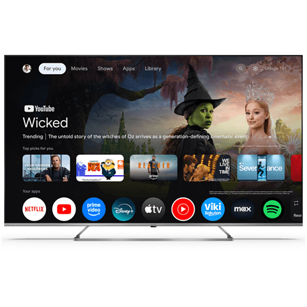 Sharp 4K Ultra HD QLED MiniLED TV | 65JP7265E | 55 | Smart TV | Google TV | UHD – nuotrauka 1