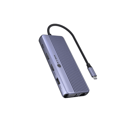 Raidsonic Icy Box Travel Dock 12-in-1, 3x video output (2x HDMI + 1x VGA) | IB-DK4062-CPD – image 1