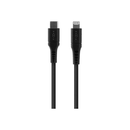 Fixed | Liquid Silicone Cable USB-C/Lightning, 1.2m | FIXDLS-CL12-BK – image 1