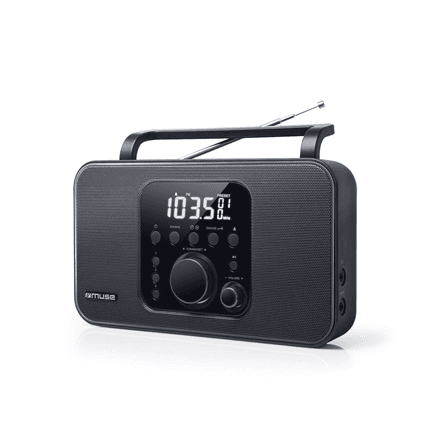 Muse | Radio | M-091R | Alarm function | AUX in | Black – image 1