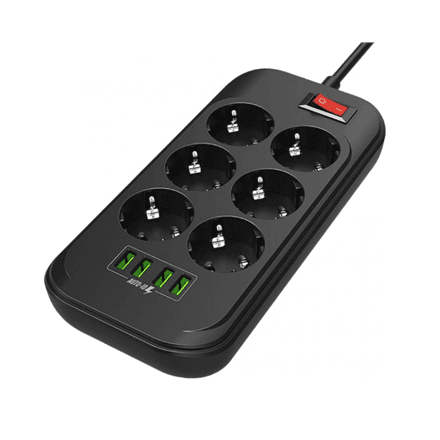 ColorWay | 10 A | Power Socket | CW-CHE64B | 17 W – image 1