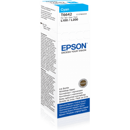 Epson T6642 Ink bottle 70ml | Ink Cartridge | Cyan – image 1
