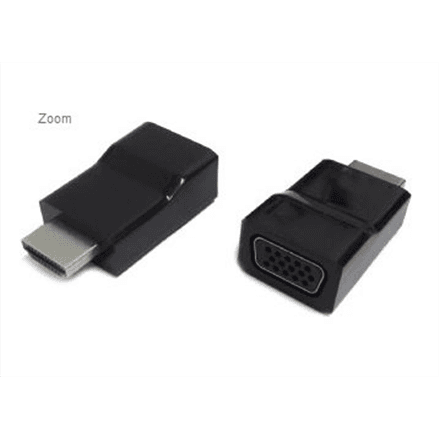 Gembird | HDMI to VGA adapter, single port | Black | HDMI | VGA – nuotrauka 1