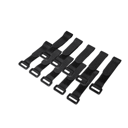 Velcro cable strap | KAB0056 | Black – nuotrauka 1