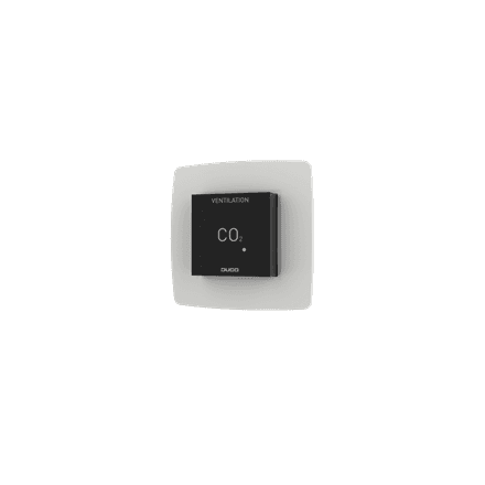 DUCO CO2 Room Sensor without Control RF/Wired, Black – nuotrauka 1
