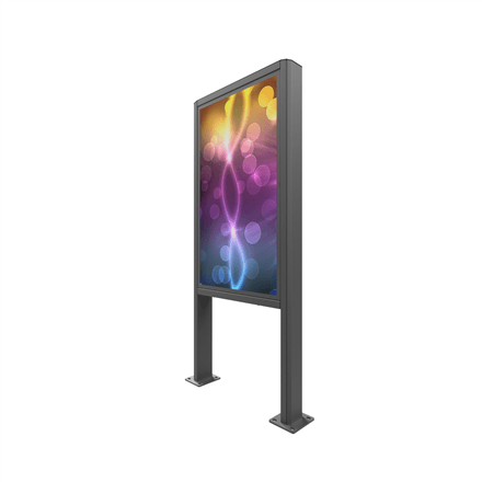 EDBAK POK100 Stand for 46-75" outdoor Samsung monitors: 46OHF, 55OHF, 75OHF, Black · EDBAK · Other – image 1