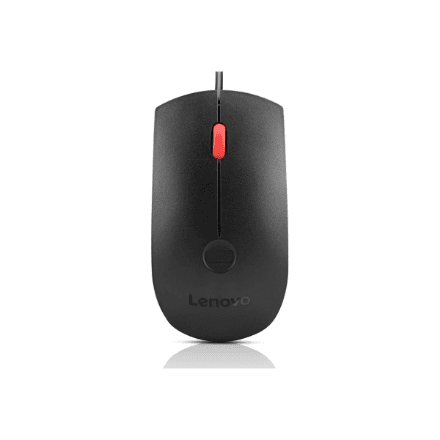 Lenovo | Biometric Mouse | Gen 2 | Optical mouse | Wired | Black – nuotrauka 1